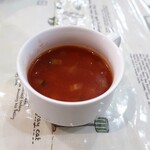 レストラン 木曜館 - ランチのスープ。