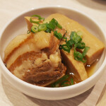 トンテキ食堂8 - バラ肉と竹子煮(500円)  ※周年メニュー