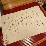 おおたに - この日のメニュー