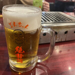 ホルモン屋 よんちゃん - ビール