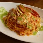 ピエタンザ - 料理写真:ワタリガニとシーフードのトマトクリームソース