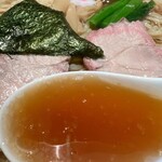 麺壱 吉兆 - 中華そばスープ