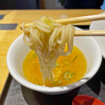 超純水採麺 天国屋 - 「ポン酢わさび」の風味は「地鶏とびうお伊吹煮干白醤油」のスープにも合います