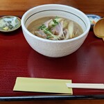 Teuchi Soba Katou - 鴨南蛮そば1550円