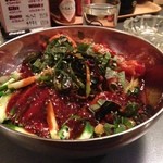 立ち呑み クック オッソ オッセョ! - 海鮮ビビン麺