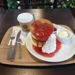 カフェレスト - 料理写真:スフレパンケーキタワー