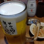 新時代 - 目玉の生ビール(190円)