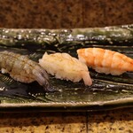 にぎり鮨 一五〇 - 海老三昧