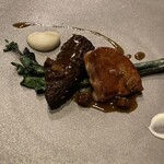 E.Bu.Ri.Ko - アミガサダケのリゾットとフォアグラ。