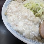 手打ち中華そば酒田 河原町店 - 身(脂)