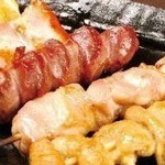 どんべえ - 鶏串焼き盛り合わせ ￥672-