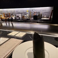 鉄板焼き あさひ - 席から見える雰囲気