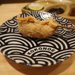 串揚げ かたやま - つくねのきつね揚げ