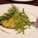 オステリア・オリエーラ - Jul, 2013　白海老とアップルマンゴーのタルタル
