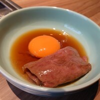 東京焼肉 黒木 - ザブトンの焼きすき