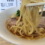 中華そば スパンキー - 麺アップ