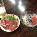 高野酒店 - マグロときずし（しめさば）