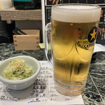 焼鳥 古友里 - 生ビール