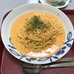 ストロベリーファーム - かにのトマトクリーム。860円。