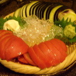 Sumibi Yakitori Mu - 大阪産　水なす、静岡産　フルーツトマト