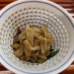 割烹 市川 - 大将から。。烏賊の塩辛