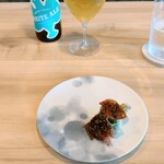 ACiD brianza - 一皿めの揚げ物いつもながら好きです(*^^*)こちらもサクッと衣や厚めの生ハムや意外とボリュームのあるブロッコリーも絶妙美味しい☆スパイスにふわっとカレー感じられて美味しかった～