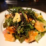 洋食 つばき - スモークサーモンのサラダ