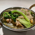 Spice & Dining KALA - お食事　比内地鶏のビリたんぽといぶりがっこアチャール