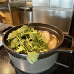 Spice & Dining KALA - お食事　比内地鶏のビリたんぽといぶりがっこアチャール