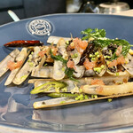 Spice & Dining KALA - 先付け　マテ貝のトーレンとブッシュキャビア