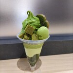 西条園抹茶カフェ - 横からの図