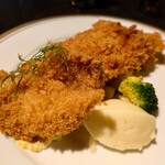 洋食 つばき - 牡蠣フライ