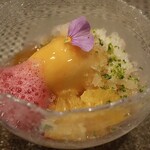 Dessert Le Comptoir - 柑橘、ピスタチオ