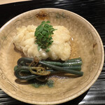 富小路 やま岸 - 鱈の白子の天ぷら