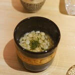 鮨 尚充 - のれそれ、どんぺい風