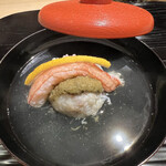 富小路 やま岸 - アキラ100%ならぬ「カニ100%団子」