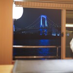 鮨 尚充 - 中からレインボーブリッジ