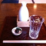 並木藪蕎麦 - 菊正宗の樽酒