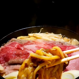 Lunch limited to Tuesdays, Thursdays, and Fridays ★ New Yakisoba (stir-fried noodles) prepared and eaten like Sukiyaki