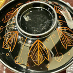 鳥田中 - 続いて椀物　こちらも気の置けない美しい漆器で登場