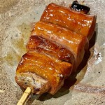 鳥田中 - 熊野地鶏のレバーも濃厚で旨い