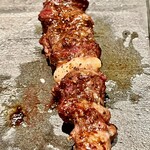 とり茶太郎 - 名古屋コーチンホロホロ鳥黄金軍鶏の背肝　これも贅沢だぁ！ｗ