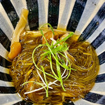 鳥田中 - 口直しの岩もずくのきのこ和え　日本酒にぴったりです