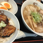 喜多方ラーメン坂内 小法師 - ワンタン麺炙りセット