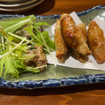 骨付鳥 とりはな - 鳥皮ギョーザ