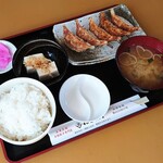 ねぎ餃子 - 料理写真:餃子セット620円