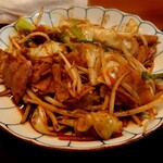 日本料理 高浜 - 豚生姜焼のアップ