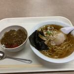 京浜ショッピング - 料理写真:ラーメン+ミニカレーセット