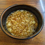 上州手打うどんつるつる - 生姜、山菜、揚げ玉入り♪