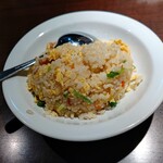 上海華龍 - 【2023.3.13(月)】本日の日替わり①(四川風もやしラーメン＋半チャーハン)900円の半チャーハン